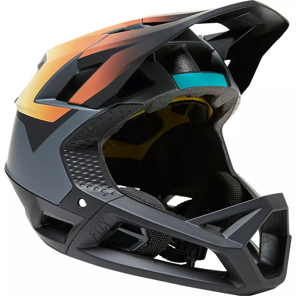 Fox Racing Proframe Full-Face Helmet - Black Graphic 2, Medium