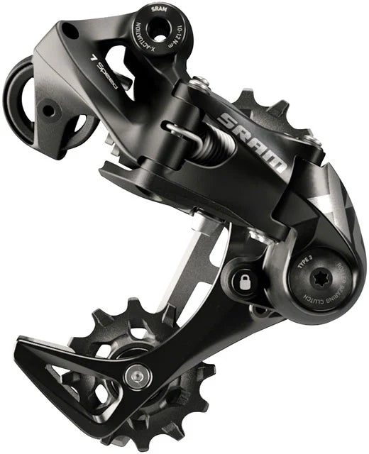 SRAM X01 DH Rear Derailleur - 7-Speed, Medium Cage, Black, with Clutch, A3 (Copy)