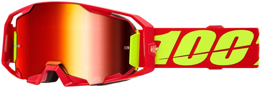 100% ARmatic Goggles - Red, Mirror Red Lens