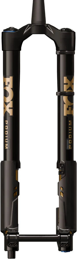 FOX Factory Podium Inverted Suspension Fork - 29", 170 mm, 20TA x 110 mm, 44mm Offset, GRIP X2, 68HT Crown, Black/Podium