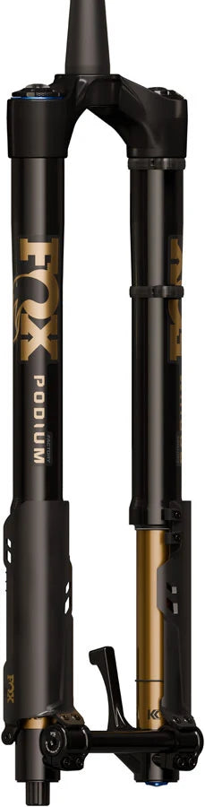FOX Factory Podium Inverted Suspension Fork - 29", 170 mm, 20TA x 110 mm, 44mm Offset, GRIP X2, 58HT Crown, Black/Podium
