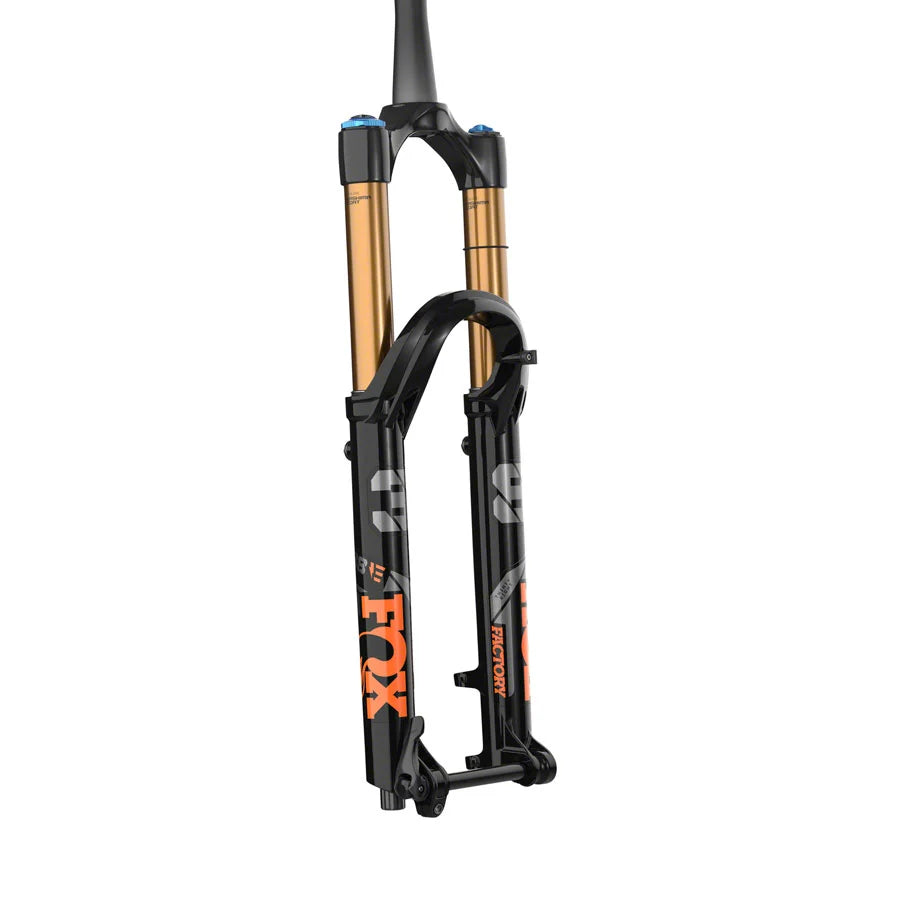 FOX 38 E-Tuned Factory Series Suspension Fork - 27.5", 170mm, 15QR x 110mm, 44mm Offset, Black, Grip 2