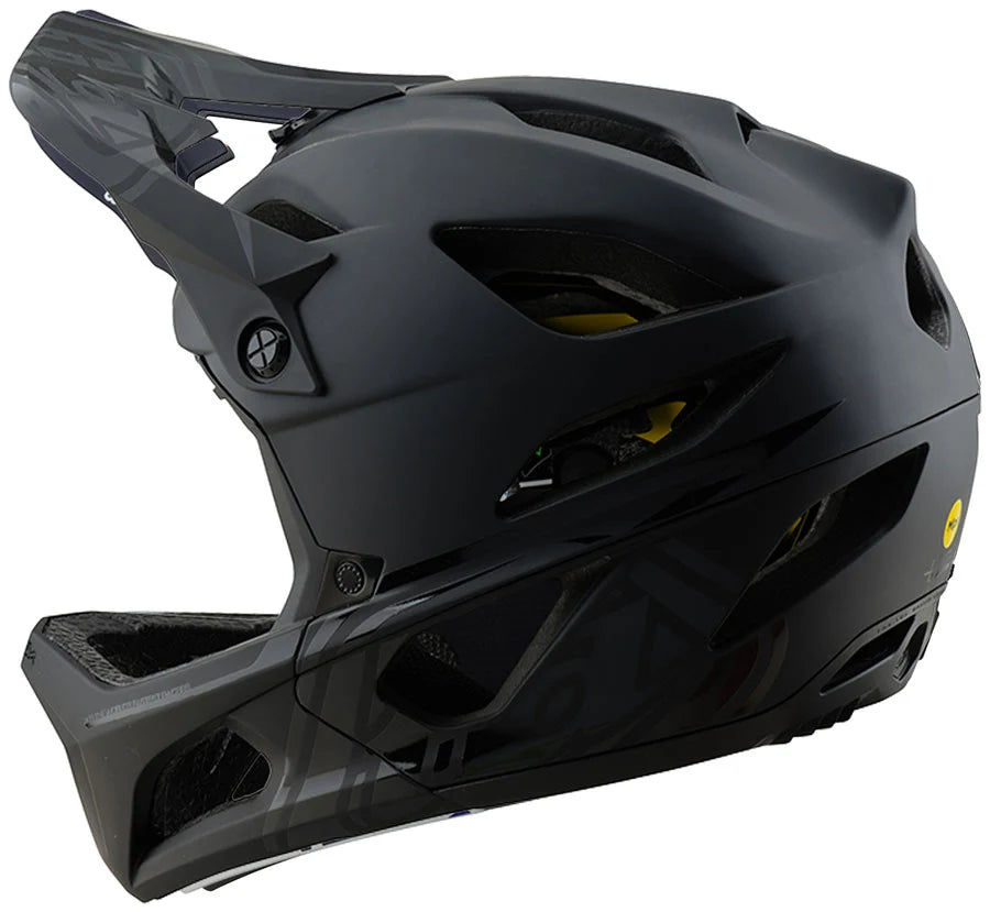 Troy Lee Designs Stage Helmet Stealth Midnight, Medium/Large