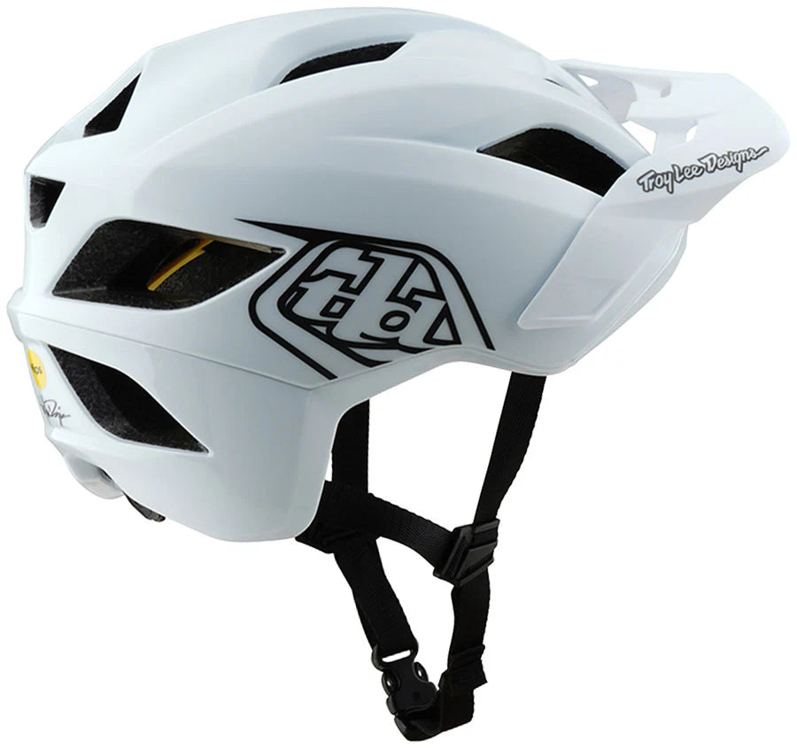 Troy Lee Designs Flowline Helmet Point White/Black, X-Large/2X-Large
