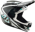 Troy Lee Designs D4 Polyacrylite Helmet The Line Charcoal / White, Small