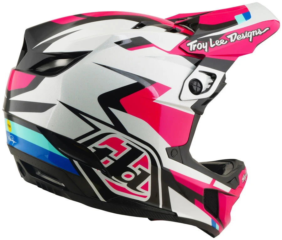 Troy Lee Designs D4 Polyacrylite Helmet Roamer Magenta, Small