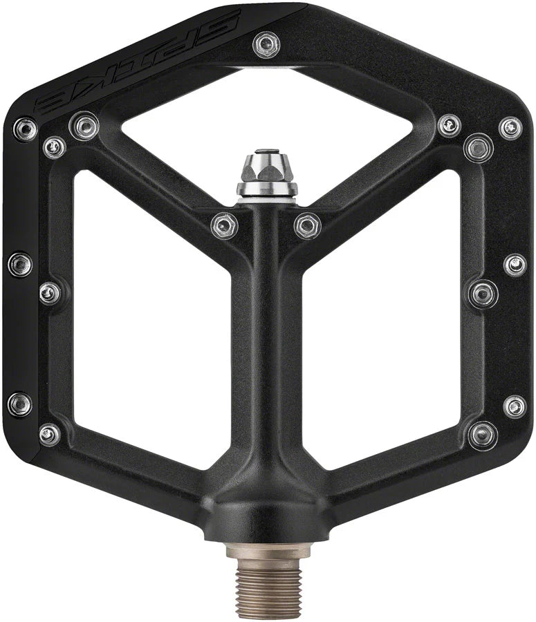 Spank Spike Pedals - Platform, Aluminum, 9/16", Black