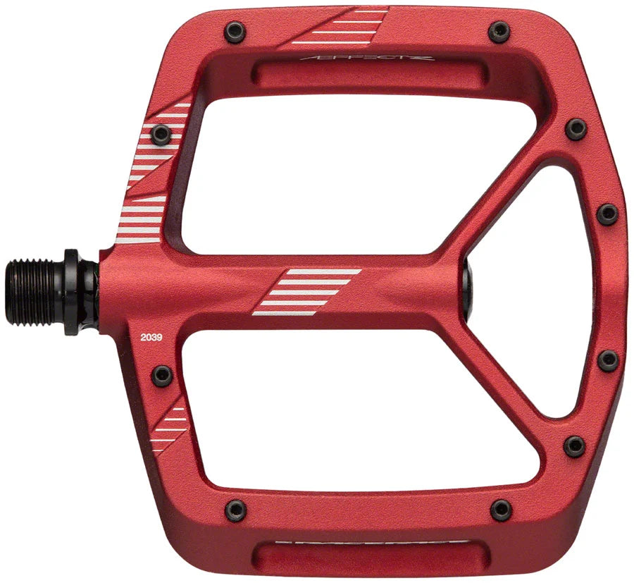 Race Face Aeffect R Pedals - Platform, Aluminum, 9/16", Red