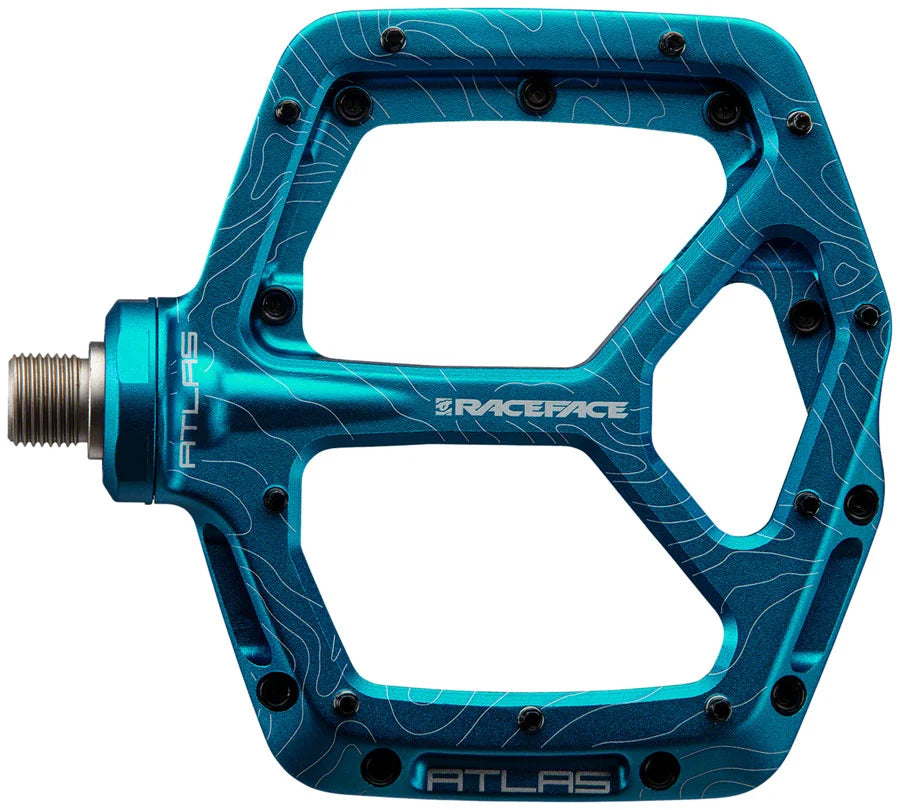 Race Face Atlas Pedals - Platform, Aluminum, 9/16", Turquoise