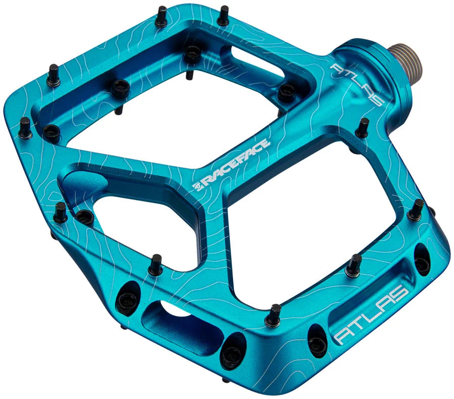 Race Face Atlas Pedals - Platform, Aluminum, 9/16", Turquoise