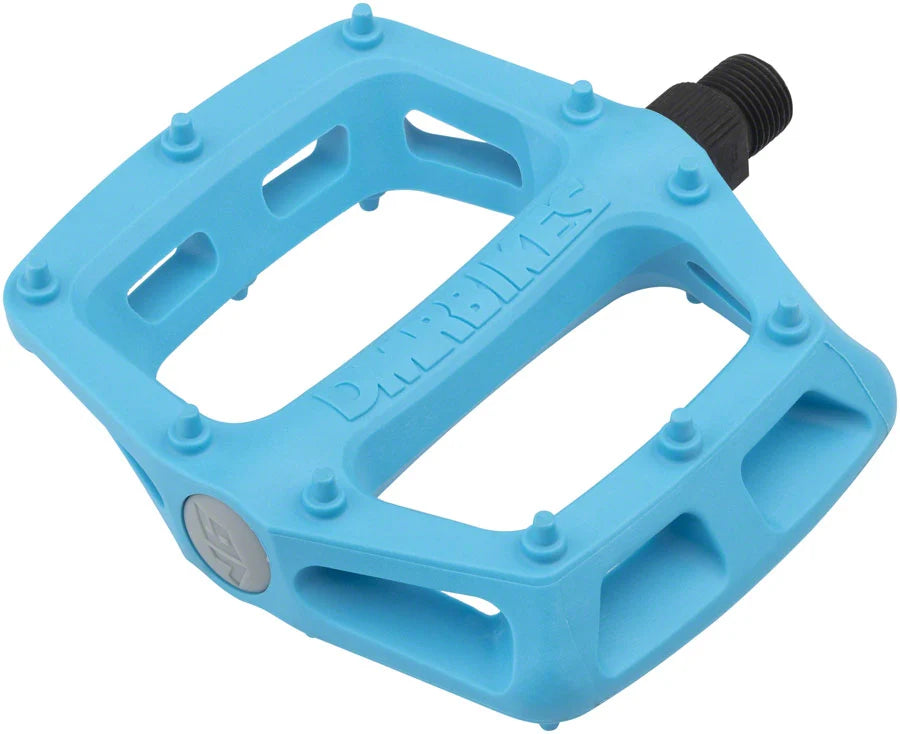 DMR V6 Pedals, 9/16" Plastic Platform Blue