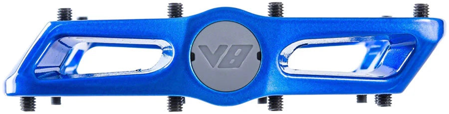 DMR V8 Pedals - Platform, Aluminum, 9/16", Electric Blue