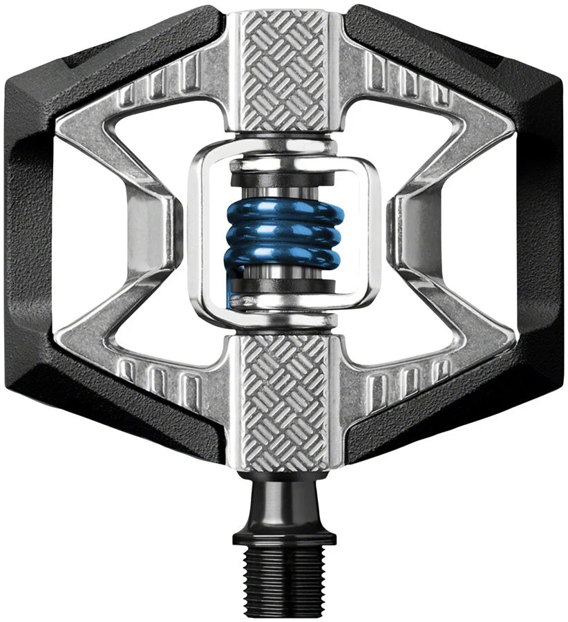 Crankbrothers Double Shot 2 Pedals - Single Side Clipless with Platform, Aluminum, 9/16", Black
