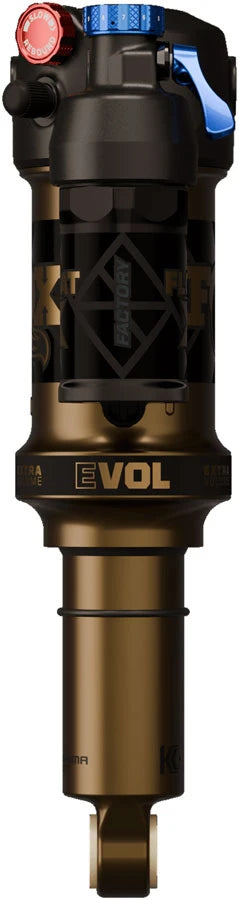 FOX FLOAT X Factory Rear Shock - Trunnion Metric, 205 x 60 mm, EVOL LV, 0.2 ci Spacer, 2-Position Lever, Kashima Coat