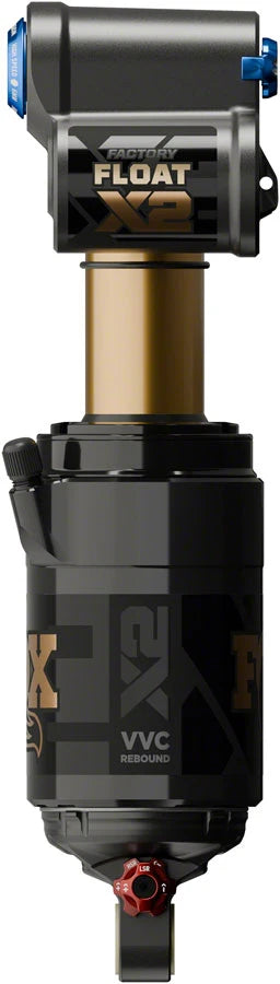 FOX FLOAT X2 Factory Rear Shock - Trunnion Metric, 185 x 55 mm, 2-Position Lever, Kashima Coat