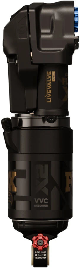 FOX FLOAT X2 Live Valve Neo Factory Rear Shock - Trunnion Metric, 205 x 62.5 mm, 4cc Spacer, Kashima Coat