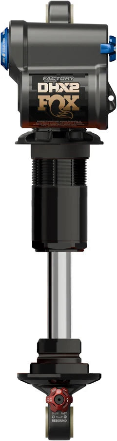 FOX DHX2 Factory Rear Shock - Metric, 230 x 60 mm, 2-Position Lever, Hard Chromoly Damper Shaft
