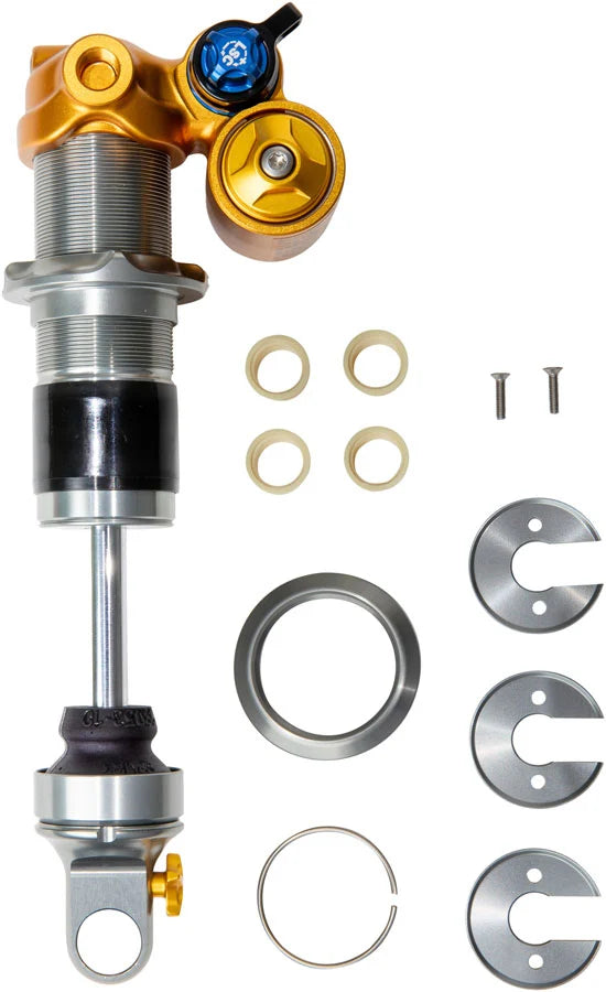 Ohlins TTX22 m.2 Coil Rear Shock - Metric, 225mm x 75mm, Trunnion, Gold