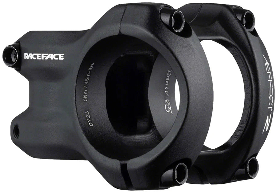 Race Face Aeffect R Stem - 32mm, 35 mm Clamp, +/-0, 1 1/8", Aluminum, Black