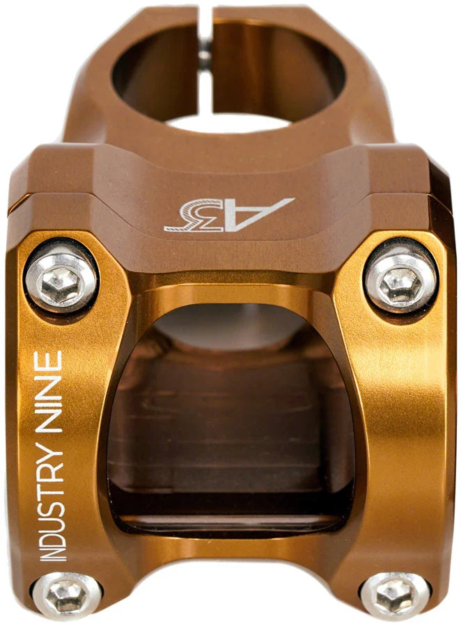 Industry Nine A35 Stem - 32mm, 35 Clamp, +/-9, 1 1/8", Aluminum, Bronze