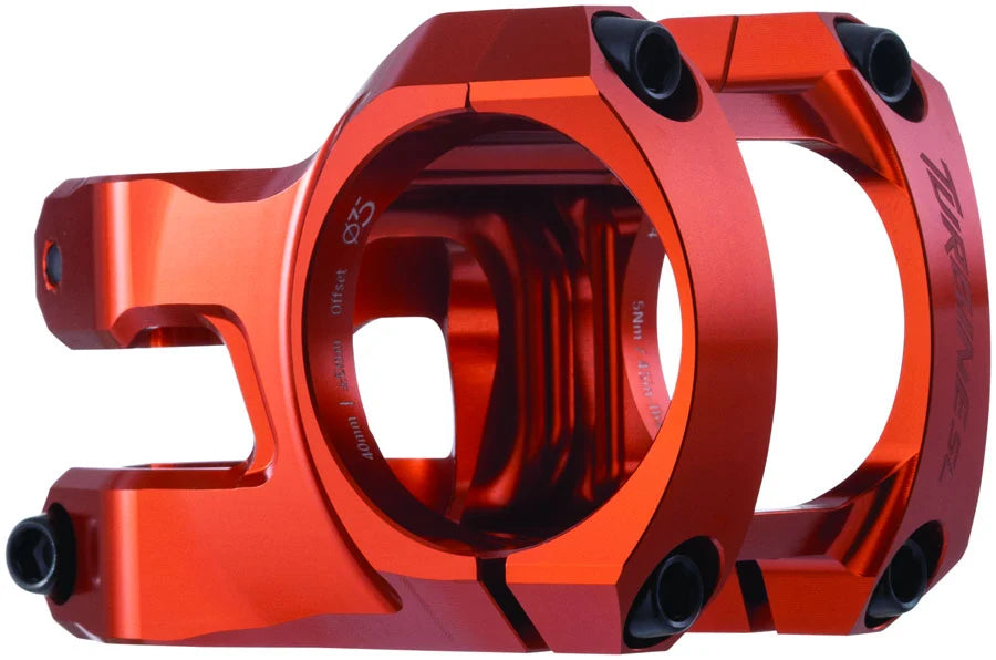 Race Face Turbine SL Stem - 40mm, 35mm Clamp, +/-6, 1 1/8", Orange