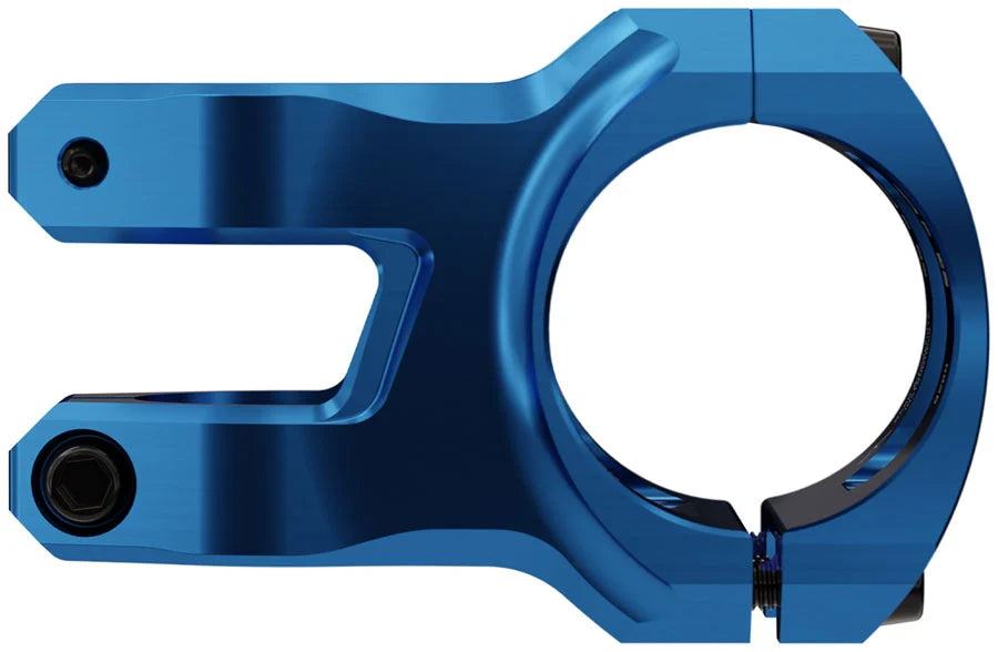Race Face Turbine Stem - 40mm, 35mm Clamp, +/-0, 1 1/8", Blue