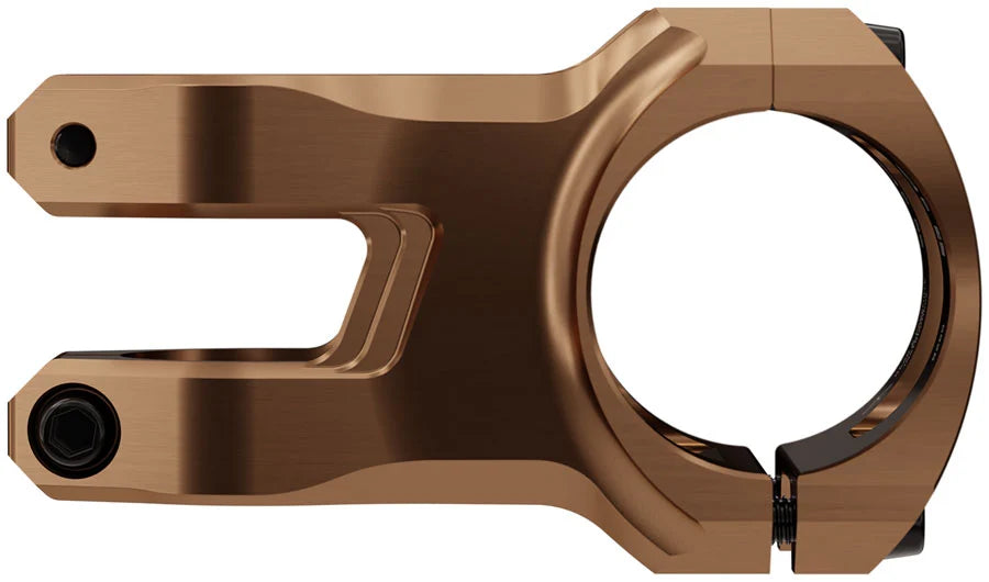 Race Face Turbine Stem - 50mm, 35mm Clamp, +/-0, 1 1/8", Kashmoney Gold