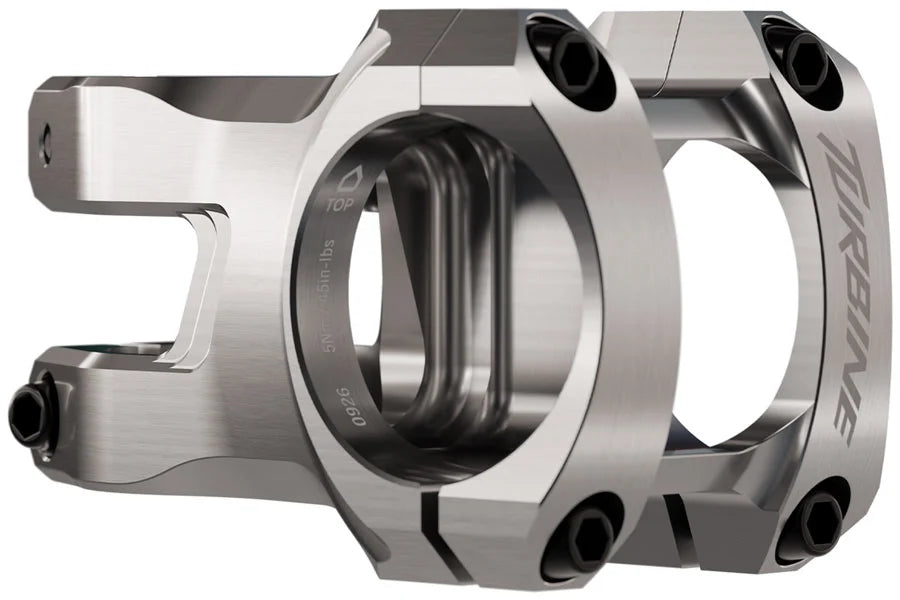 Race Face Turbine Stem - 50mm, 35mm Clamp, +/-0, 1 1/8", Silver