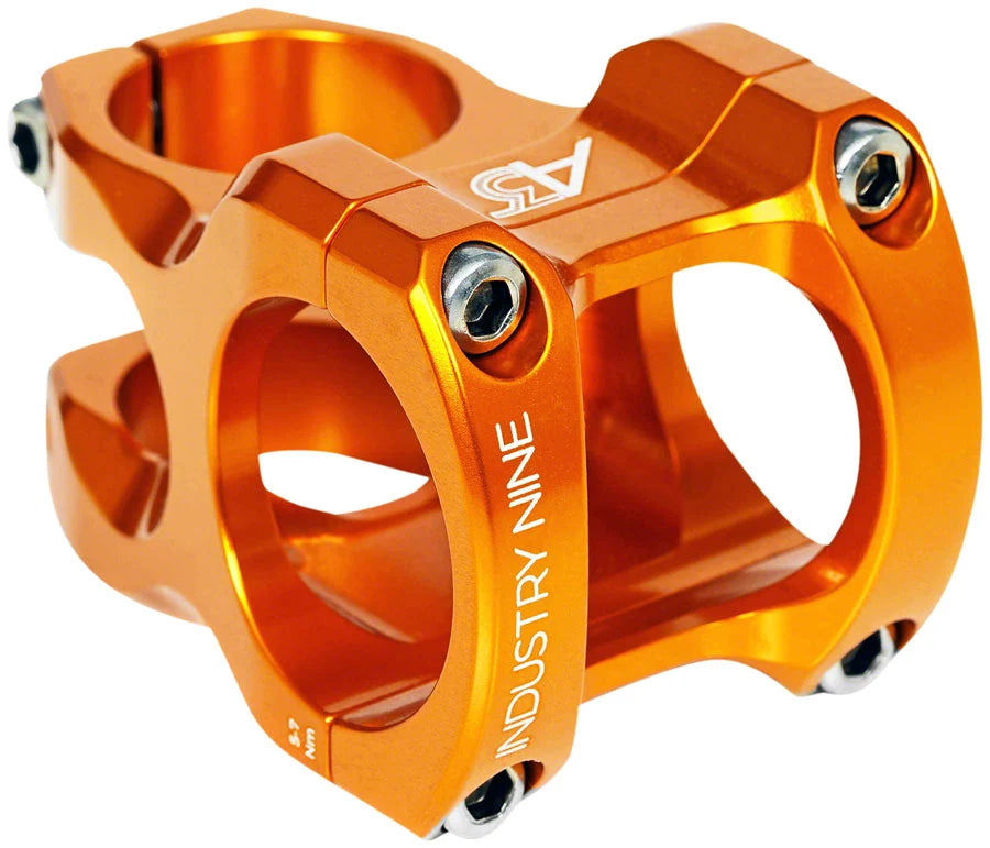 Industry Nine A35 Stem - 40mm, 35 Clamp, +/-8, 1 1/8", Aluminum, Orange