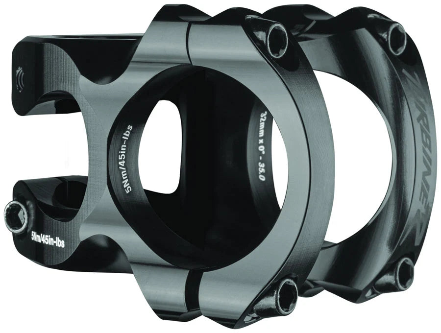 Race Face Turbine R 35 Stem - 32mm, 35 mm Clamp, +/-0, 1 1/8", Black
