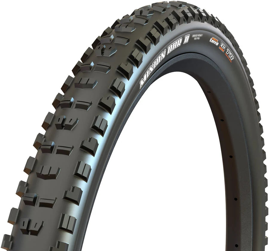Maxxis Minion DHR II Tire - 27.5 x 2.4, Tubeless, Folding, Black, MaxxTerra, EXO+