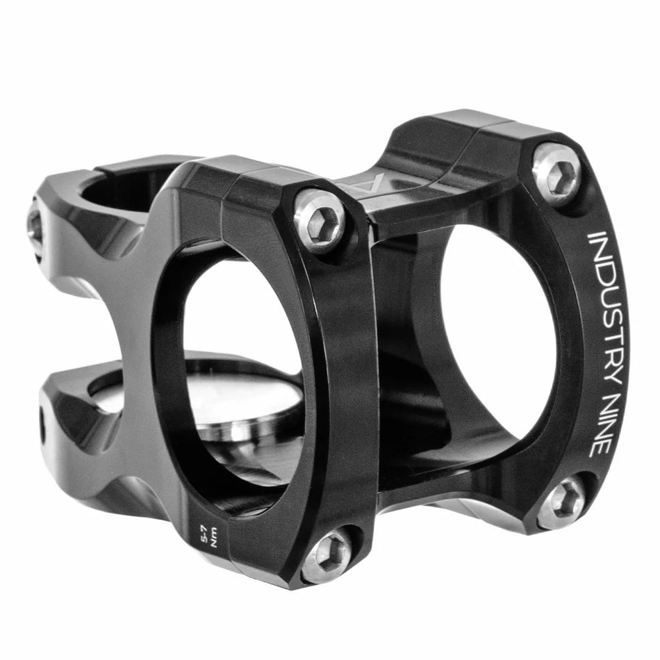 Industry Nine A35 Stem - 50mm, 35 Clamp, +/- 7, 1 1/8", Aluminum, Black