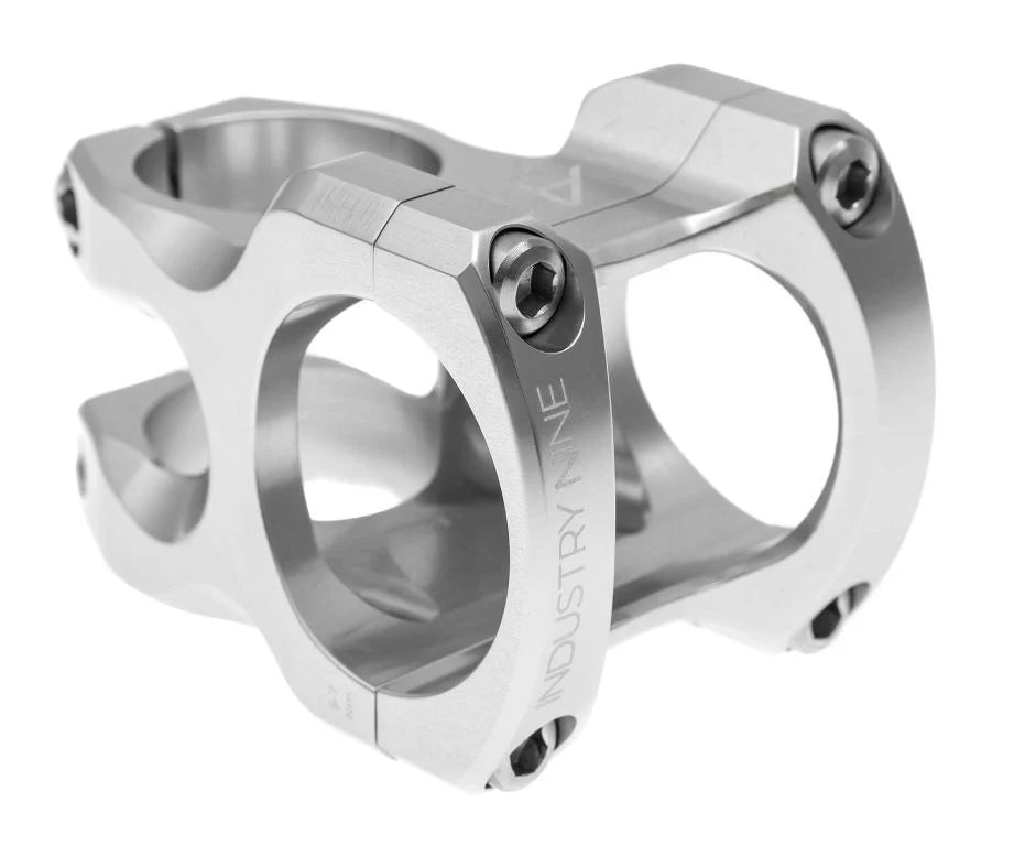 Industry Nine A35 Stem - 32mm, 35 Clamp+/- 9, 1 1/8", Aluminum, Silver