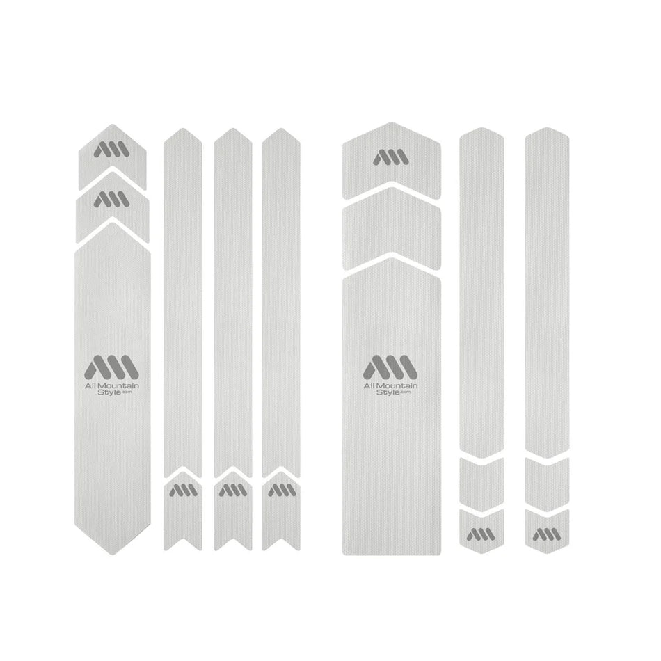 All Mountain Style Honeycomb Frame Guard XXL, Clear/Silver